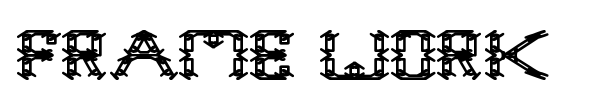 Frame Work font preview